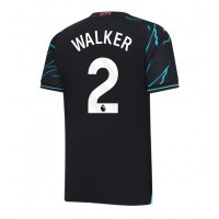 Camisa de Futebol Manchester City Kyle Walker #2 Equipamento Alternativo 2023-24 Manga Curta